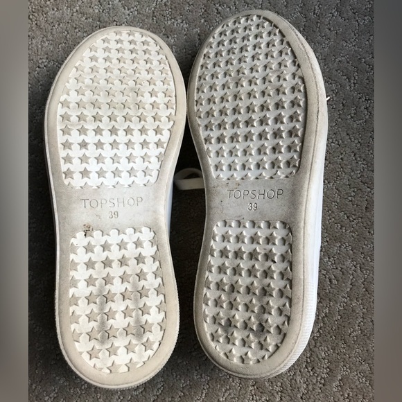 Topshop white lace up sneakers-size 39 (8.5) - Picture 6 of 6